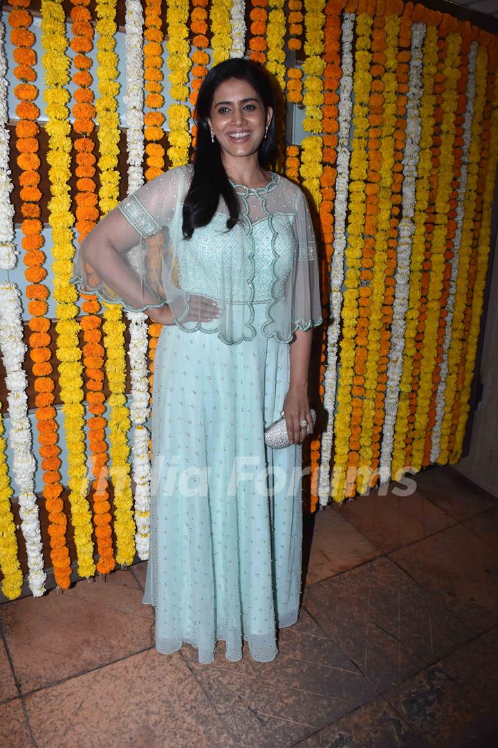 Sonali Kulkarni at Ekta Kapoor baby's naming ceremony