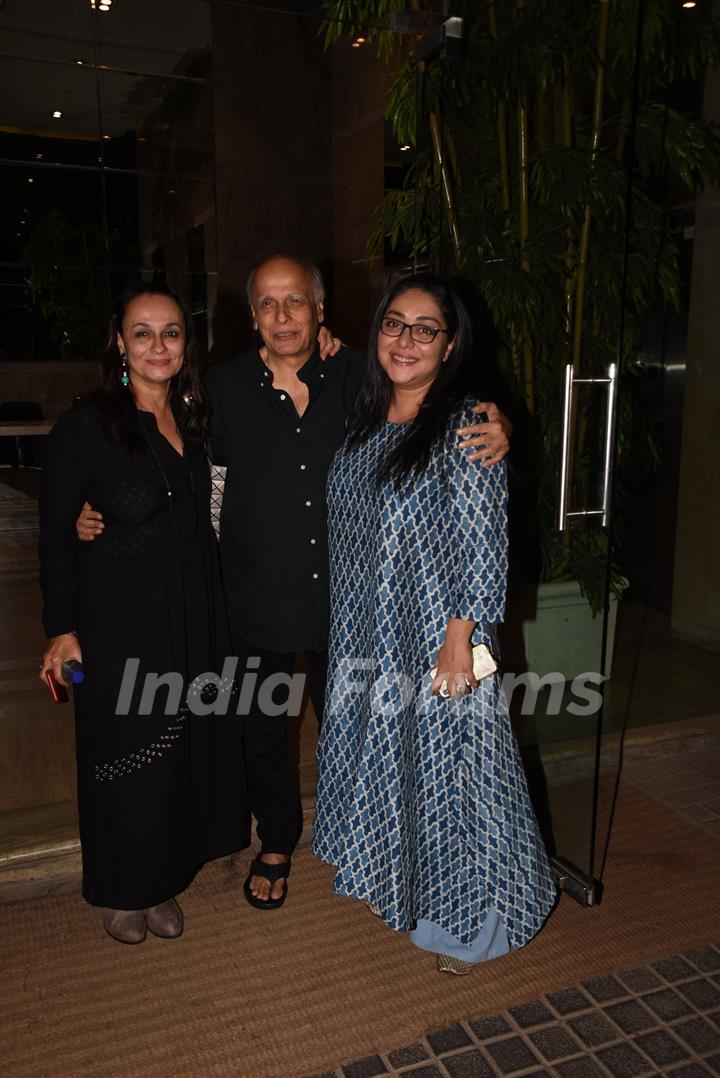 Bollywood filmmaker attends the Gully Boy screening