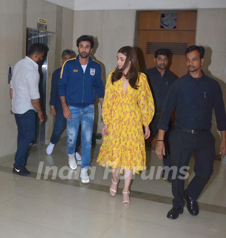 Bollywood celebs attend the Gully Boy screening