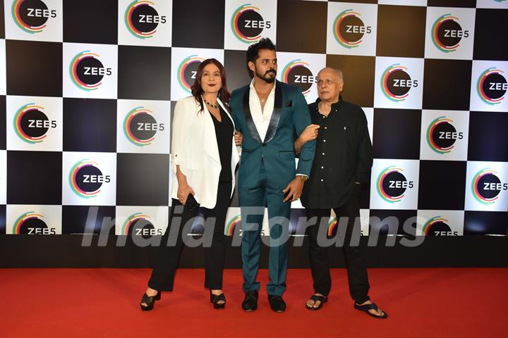 Sreeshant, Mahesh Bhatt and Pooja Bhatt snapped at Zee5 Event