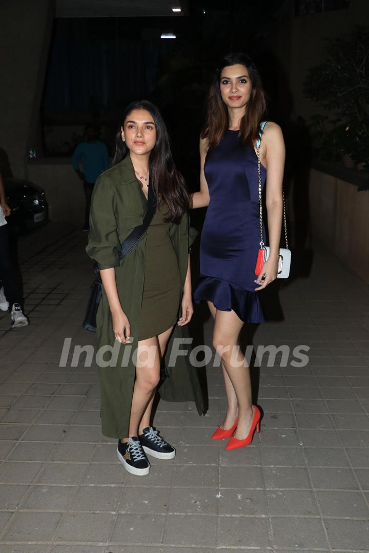 Diana and Aditi snapped at Punit Malhotra's Valentine Bash