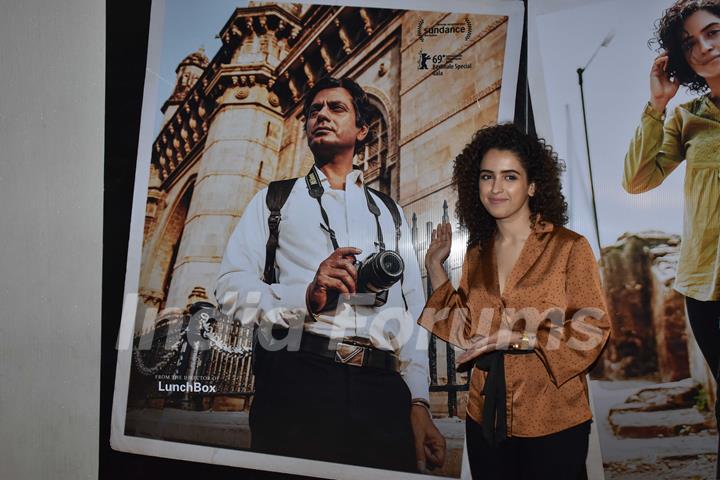 Sanya Malhotra at the promotions of her upcoming film 'Photograph'