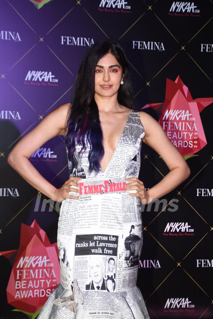 Adah Sharma at Nykaa Femina Beauty Awards 2019