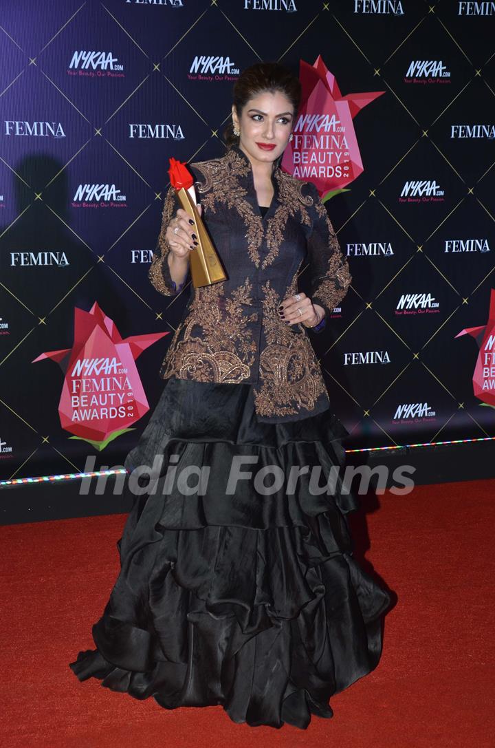 Raveena Tandon at Nykaa Femina Beauty Awards 2019