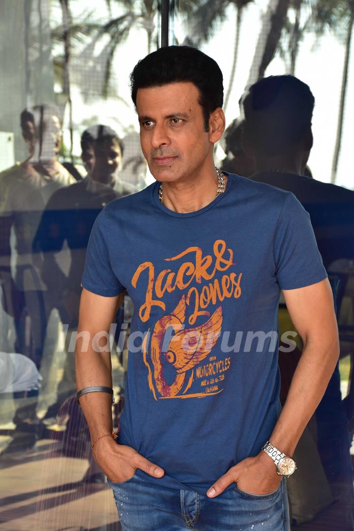 Manoj Bajpayee snapped at Sonchiriya Promotions