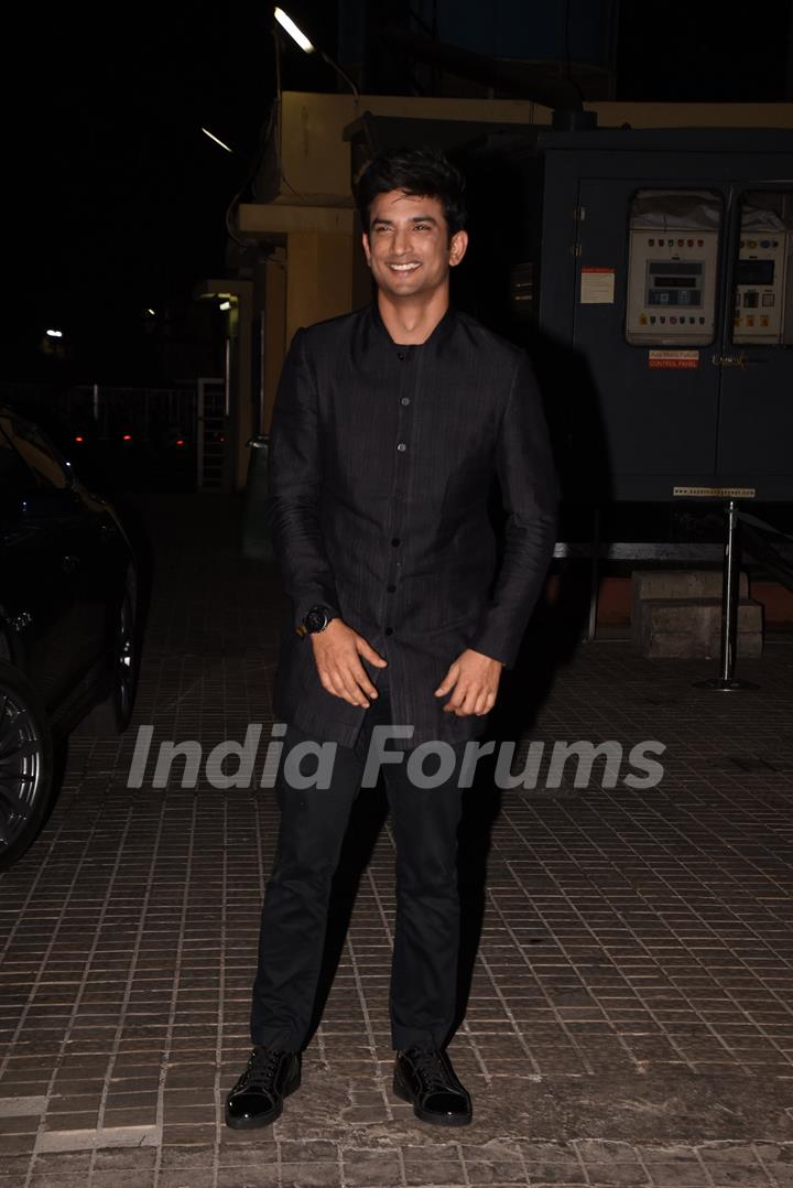 Sushant Singh Rajput at Sonchiriya special screening