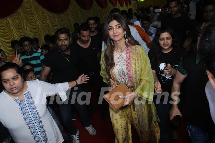 Shilpa Shetty at an annual day in  Versova!