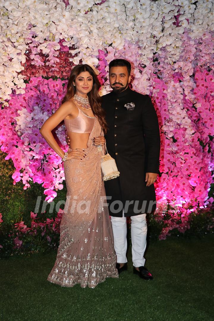 Shilpa Shetty and Raj Kundra at Ambani Wedding!