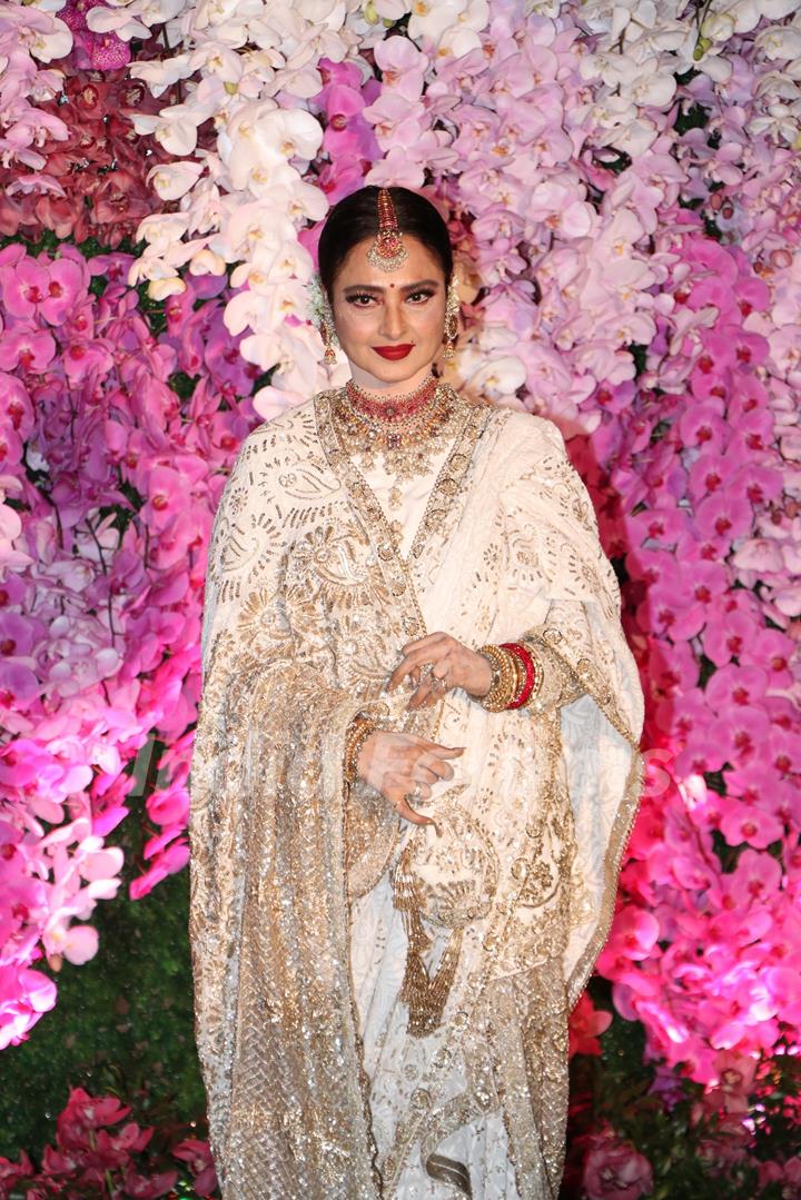 Rekha at Ambani Wedding!