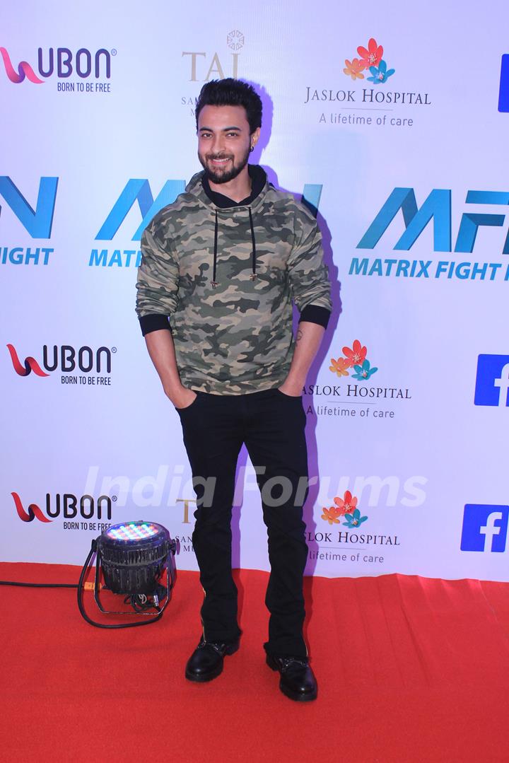 Aayush Sharma at Matrix Fight night