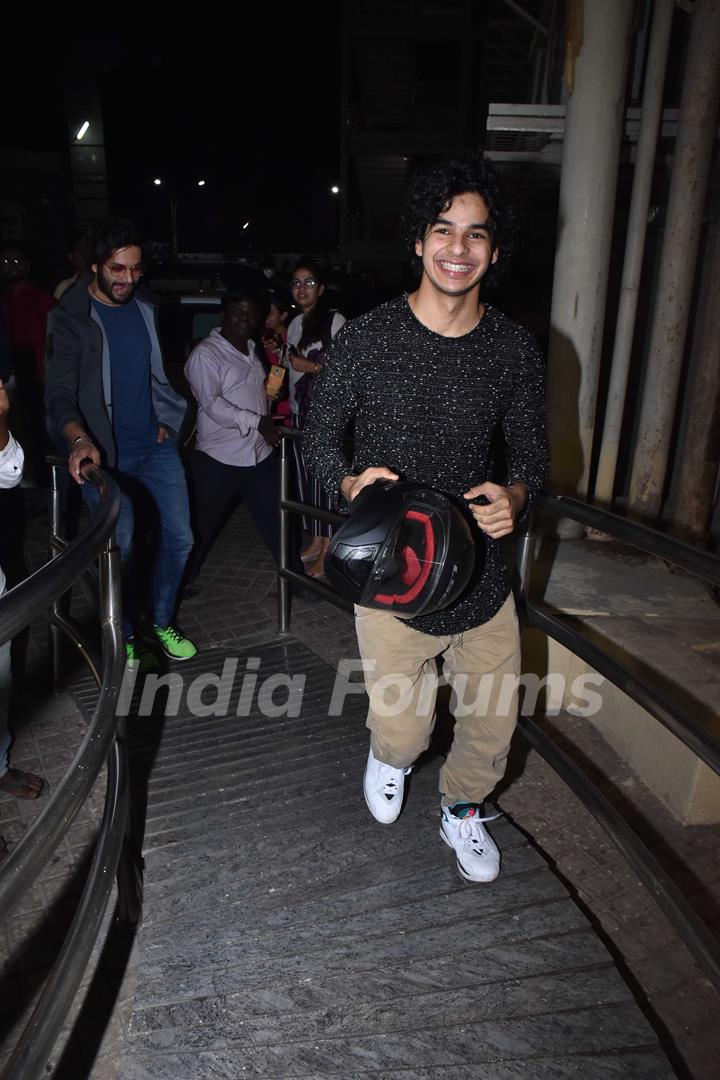 Ishaan Khattar at the Special screening of upcoming films!