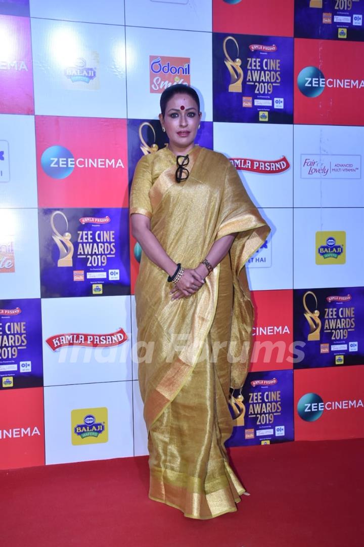 Ashwini Kalsekar papped at Zee Cine Awards!