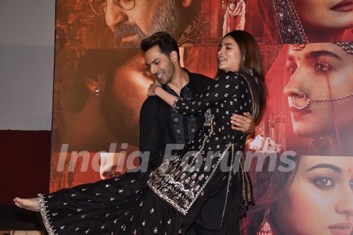 Varun Dhawan and Alia Bhatt at Kalank song launch!