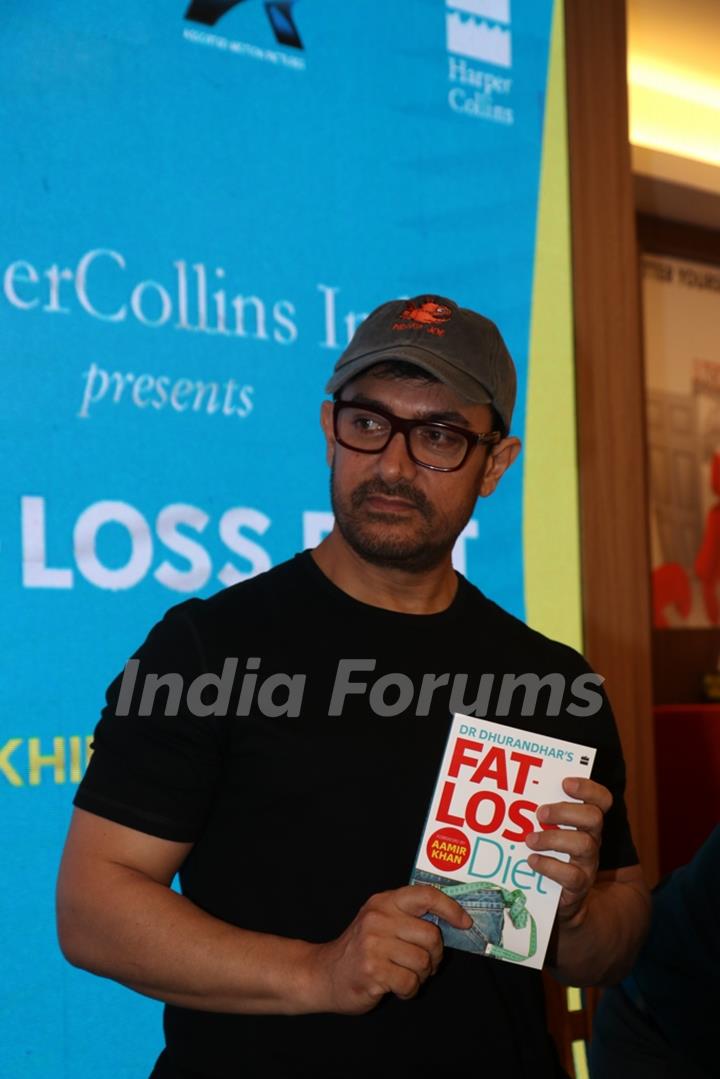 Aamir Khan snapped at a Book Launch