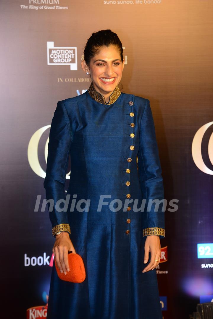 Bollywood actress Kubbra Sait snapped at Critics Choice Film Awards!