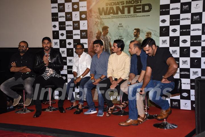 Arjun Kapoor at the trailer launch of India's Most Wanted