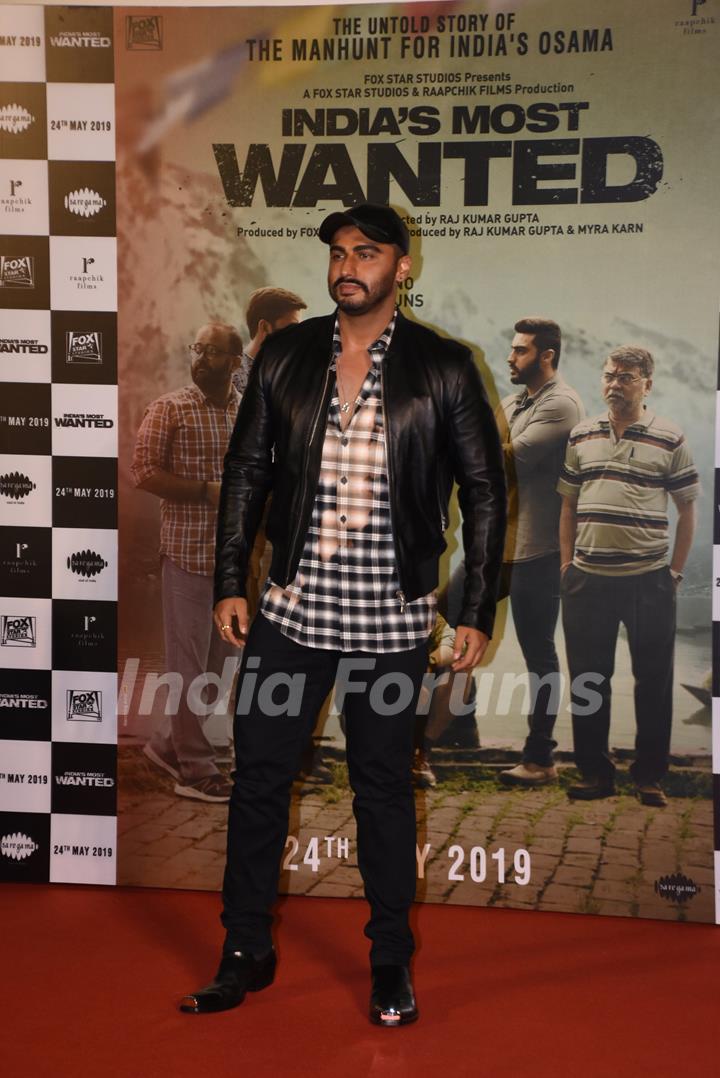 Arjun Kapoor at the trailer launch of India's Most Wanted