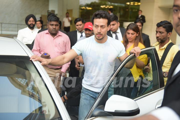 Tiger Shroff at the promotions of SOTY 2