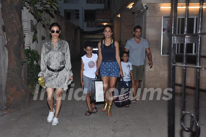 Malaika and Amrita Arora snapped around Mumbai