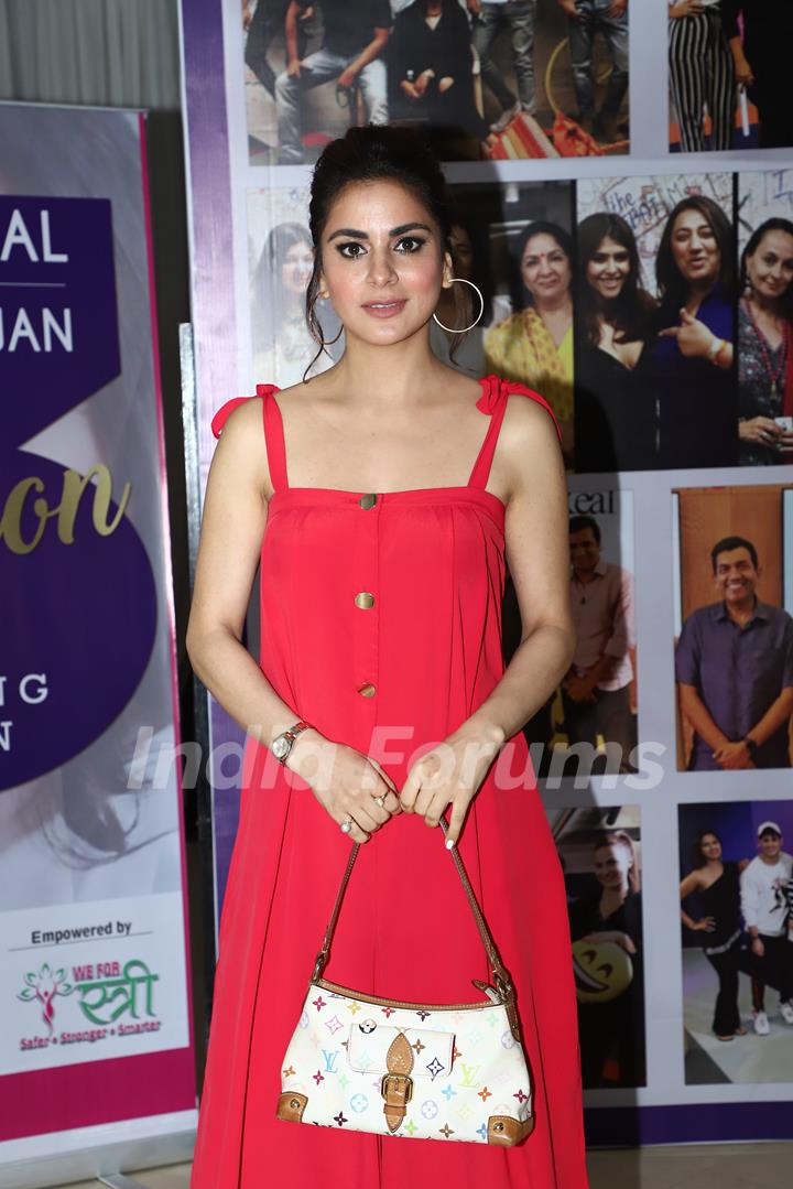 Shraddha Arya snapped at the launch of Reel or Real season 3