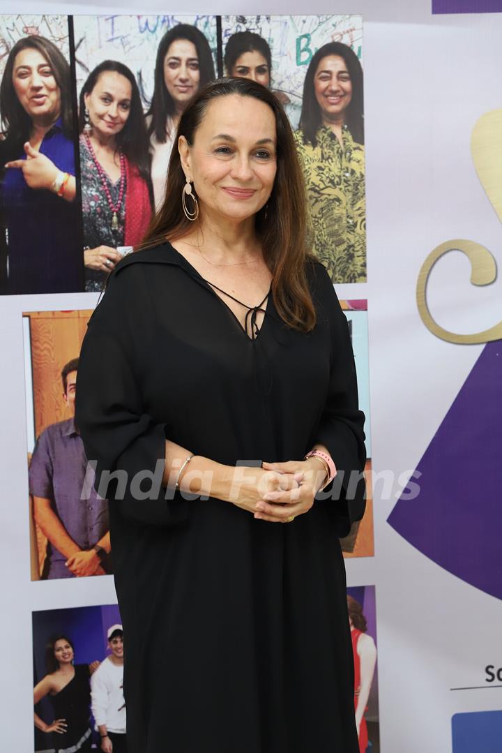 Soni Razdan snapped at the launch of Reel or Real season 3