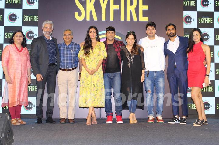 Celebrities snapped at the Press Conference of Zee5 original's Skyfire!