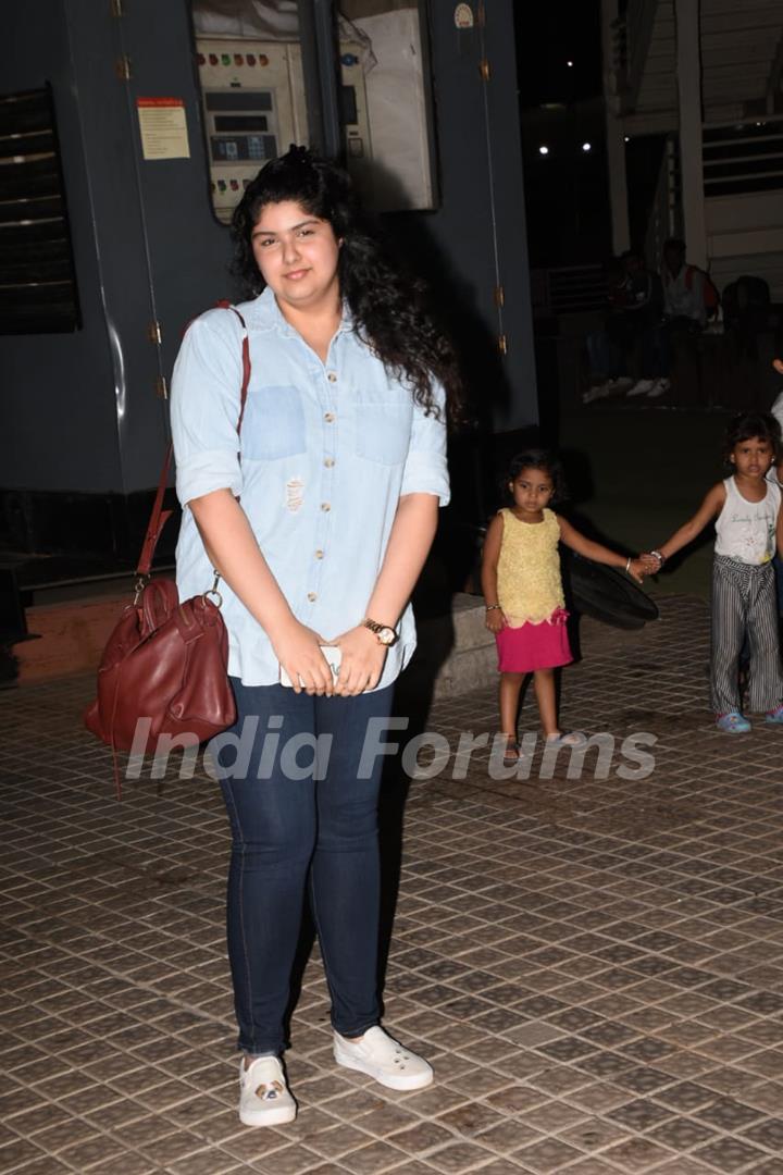 Anushala Kapoor spotted at special screening of India's Most Wanted