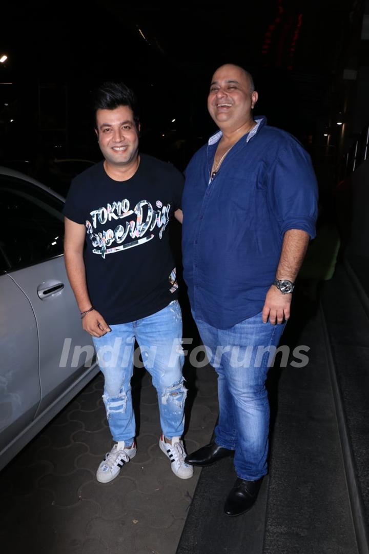 Varun Sharma with Akiv Ali spotted at special screening of 'De De Pyar De'