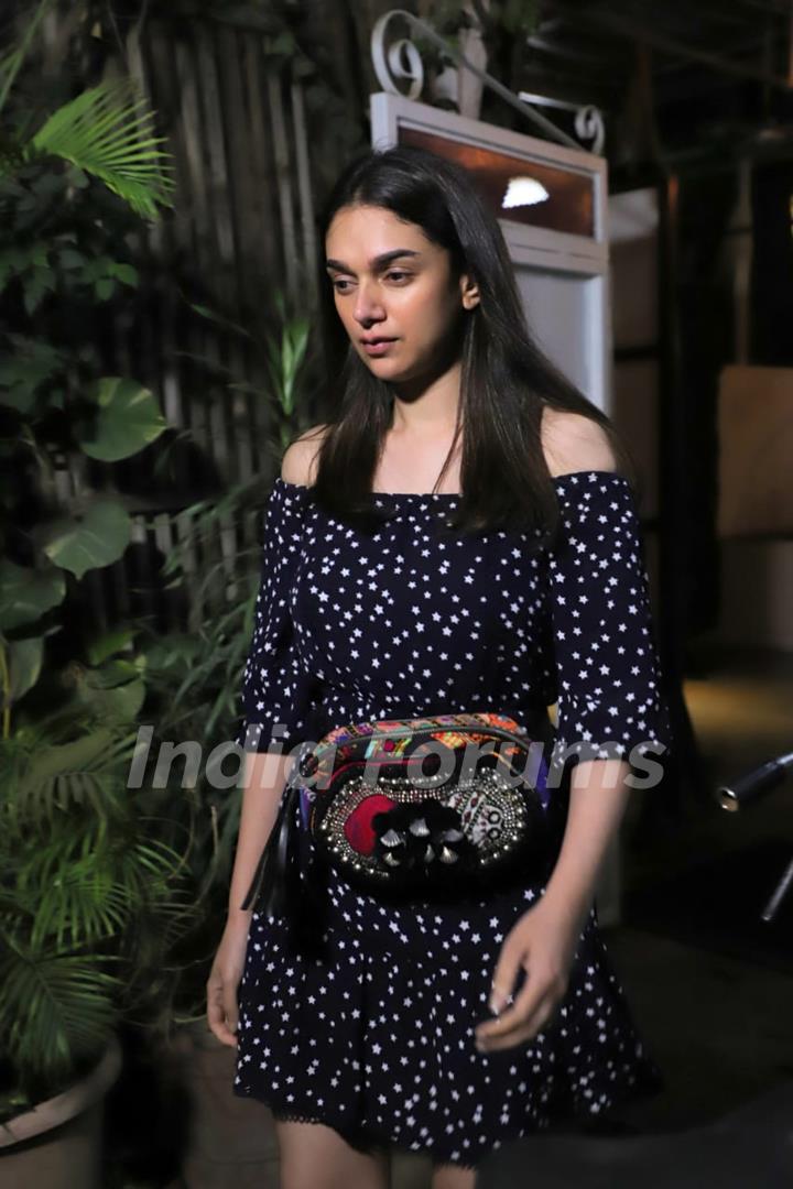 Aditi Rao Hydari snapped around the town