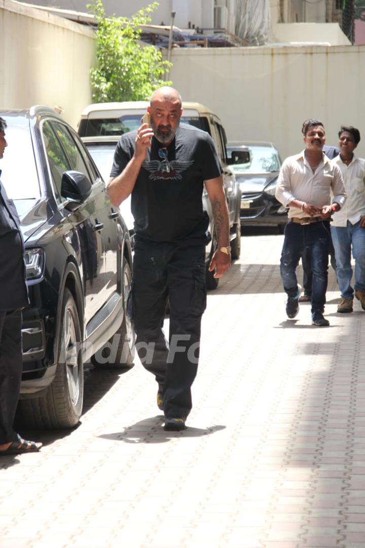 Sanjay Dutt spotted around the town