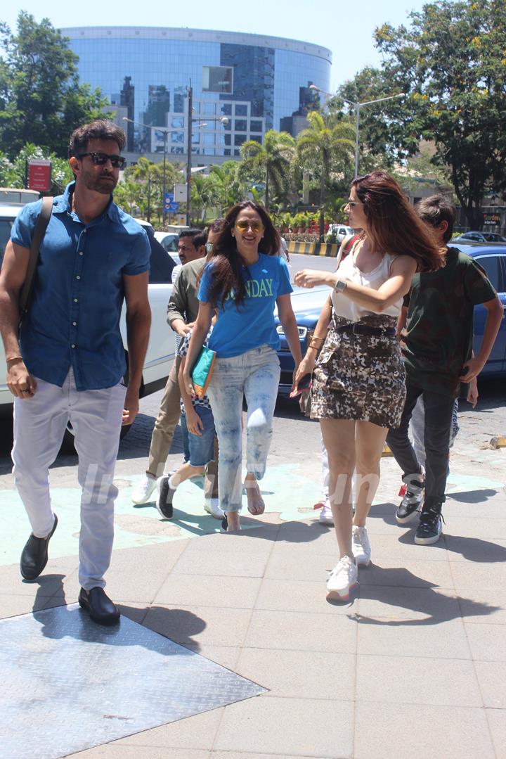 Hrithik Roshan with ex-wife Sussanne Khan