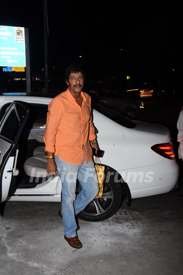 Chunky Pandey at Anil Kapoor's wedding Anniversary Party