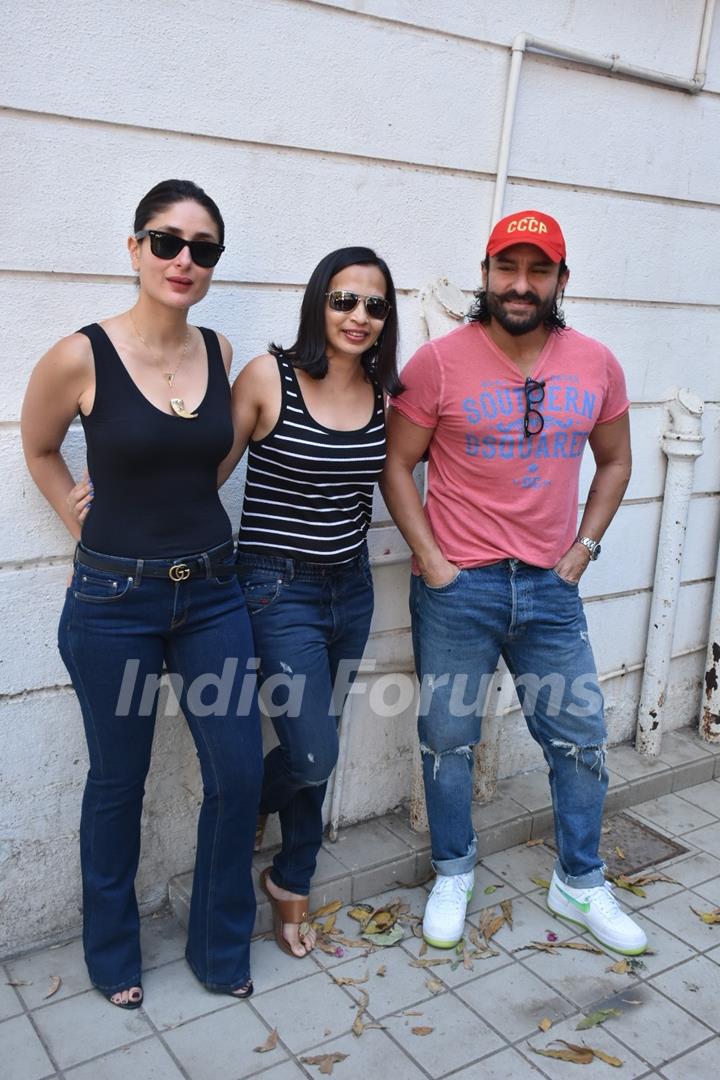 Kareena Kapoor, Rujuta Diwekar and Saif Ali Khan get snapped by paparazzis