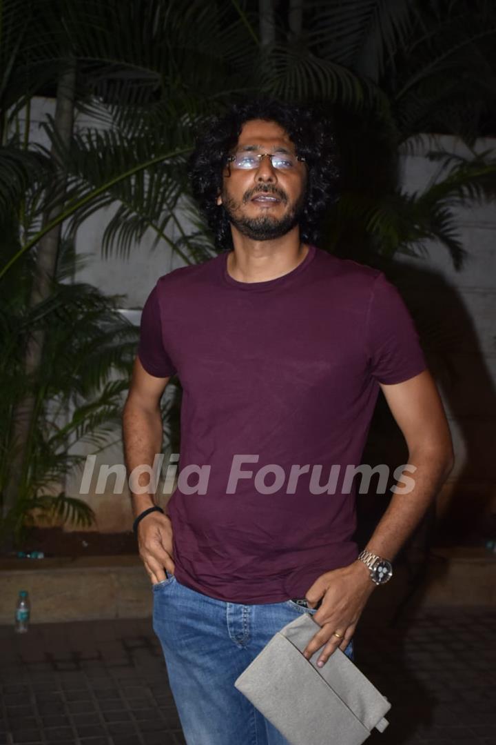 Abhishek Chaubey snapped at special screening of India's Most Wanted.