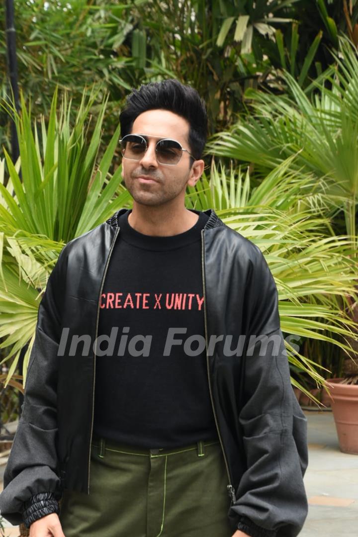 Ayushmann Khurrana spotted around the town