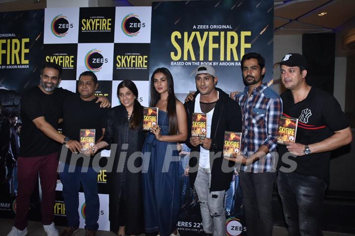 Skyfire cast at the screening of the upcoming series!