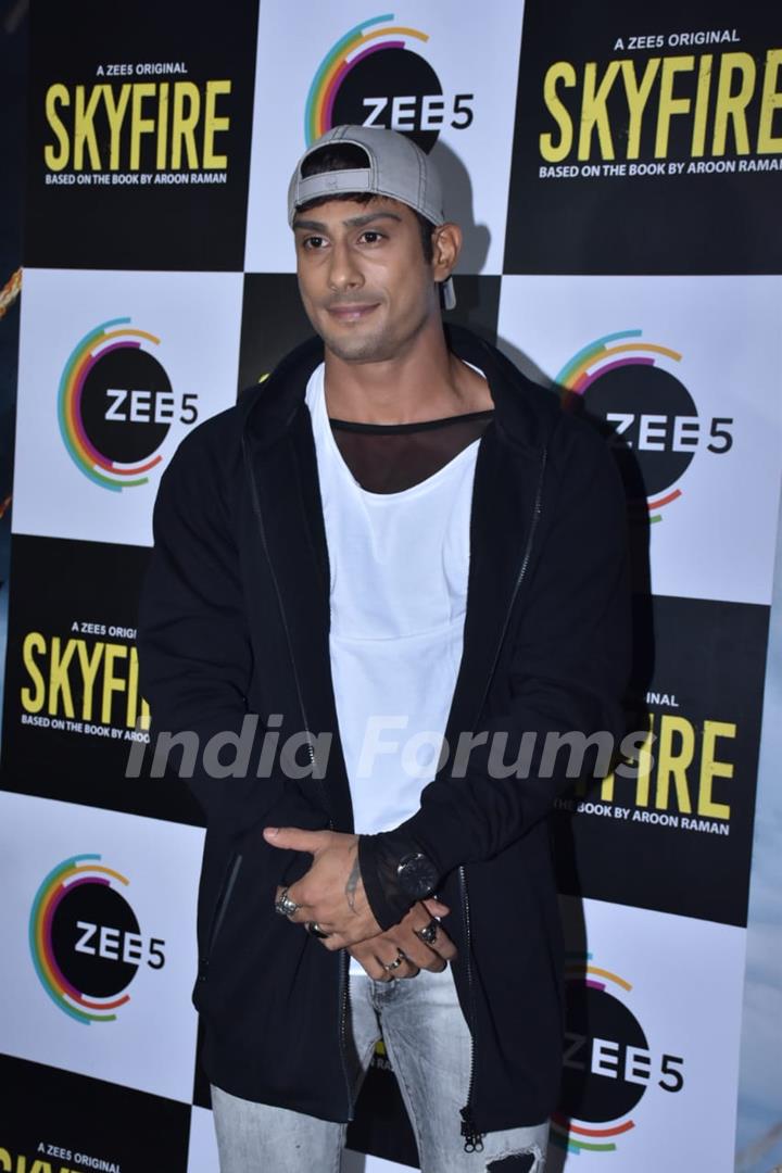 Prateik Babbar at the screening of the upcoming series!