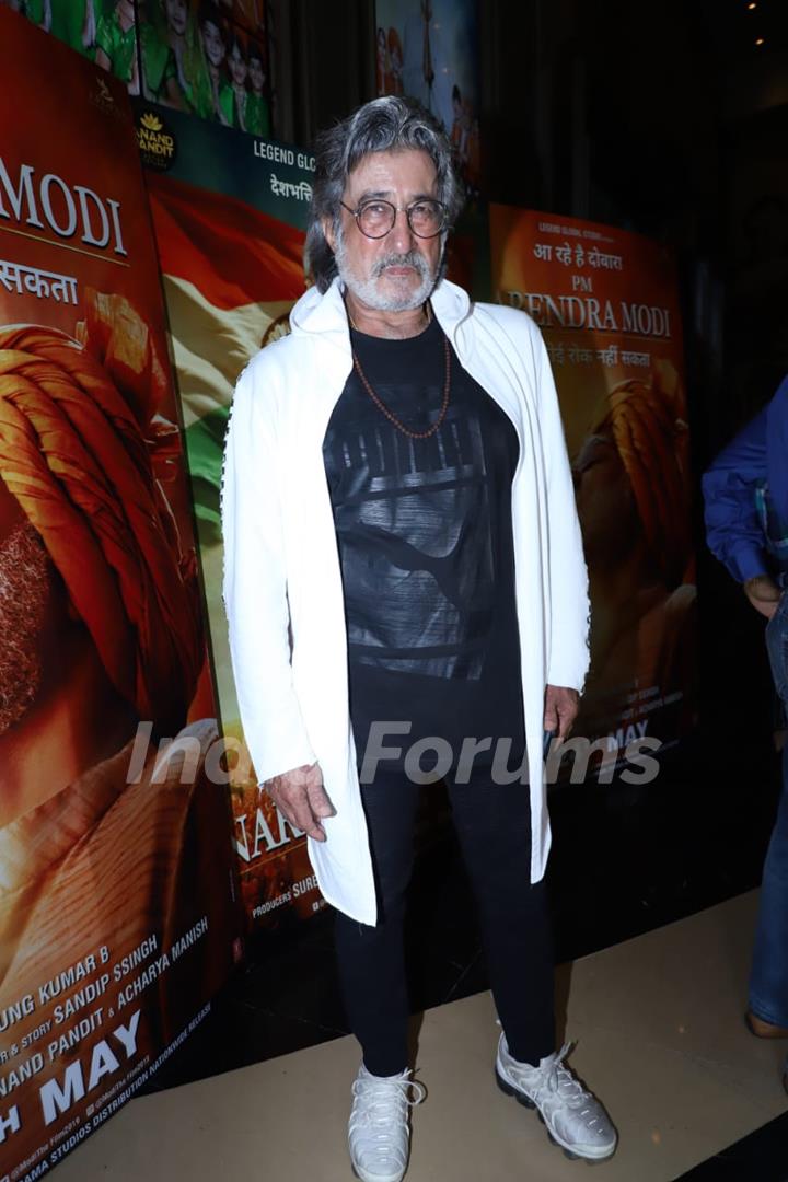 Shakti Kapoor spotted at the special screening of PM Narendra Modi