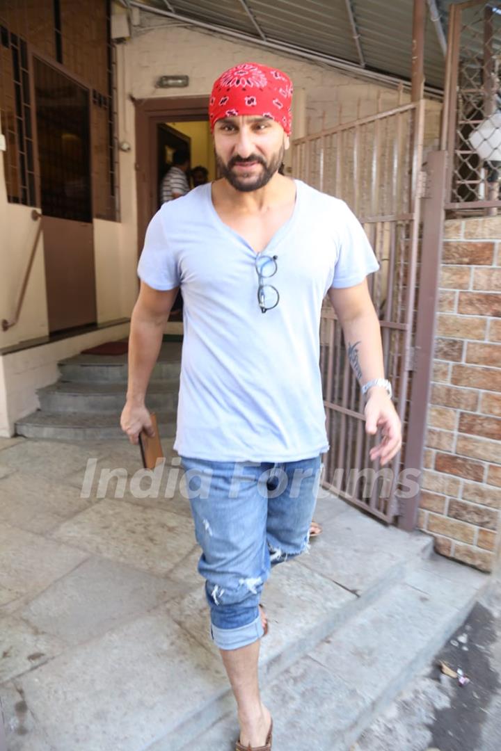 Saif Ali Khan snapped around the town 