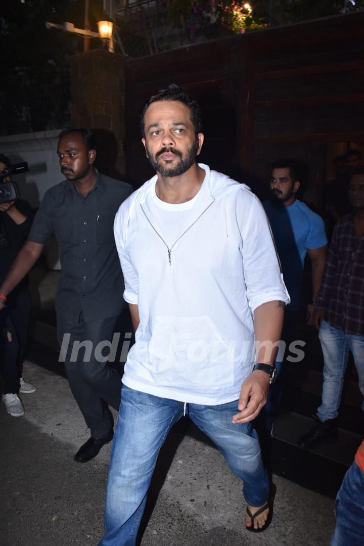 Rohit Shetty at Ajay Devgan's house