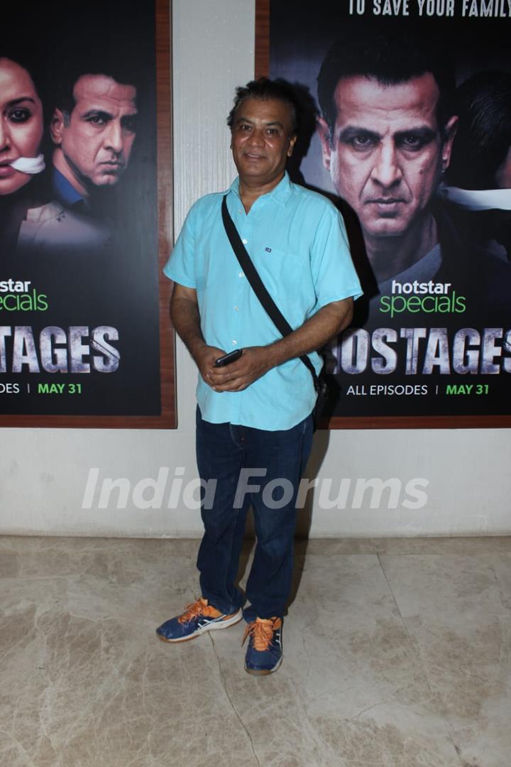 Vipin Shrama at snapped at the screening of upcoming show Hostage