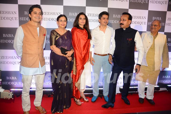 Baba Siddique papped with his guests at his Iftar Party