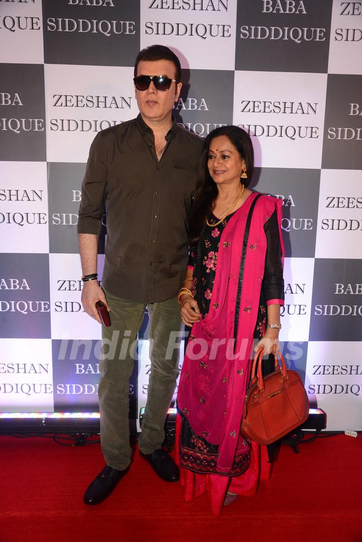 Aditya Pancholi and Zarina Wahab papped at Baba Siddique's Iftar Party