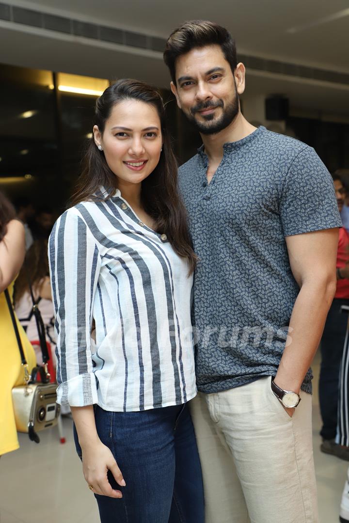 Rochelle Rao and Keith Sequira snapped at Rayaan and Krishaang's birthday bash