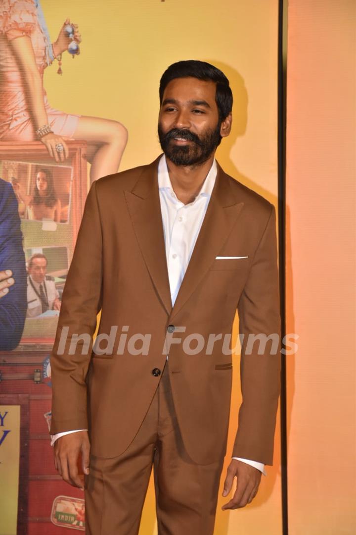 Dhanush at the trailer launch of The Extraordinary Journey of the Fakir