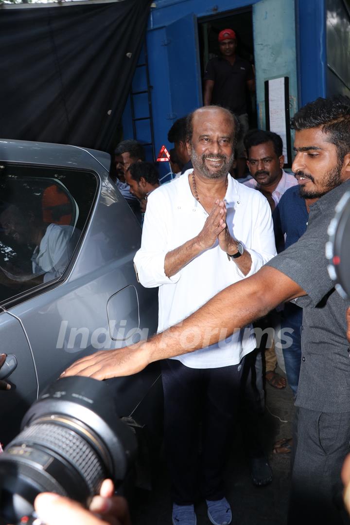 Rajinikanth papped around the town