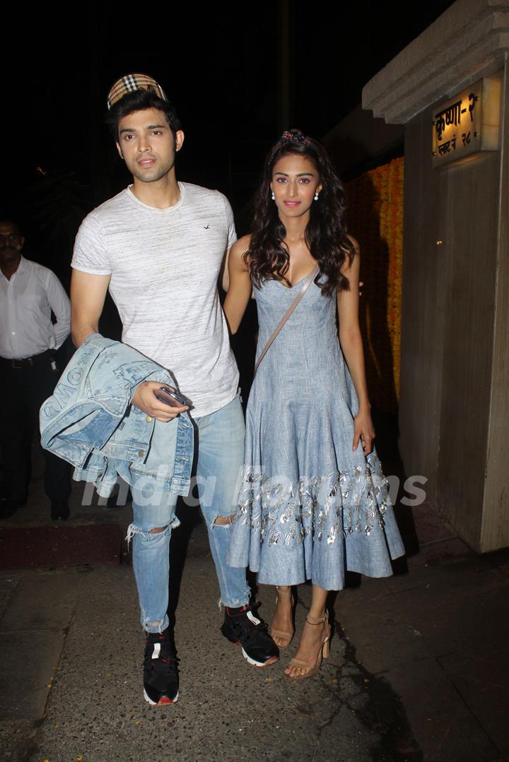 Parth Samthaan and Erica Fernandez at Ekta Kapoor's birthday bash