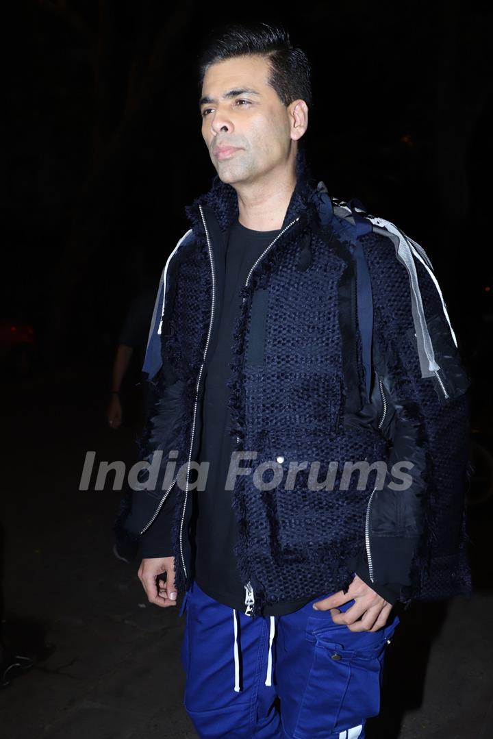 Karan Johar snapped at Ekta Kapoor's birthday bash