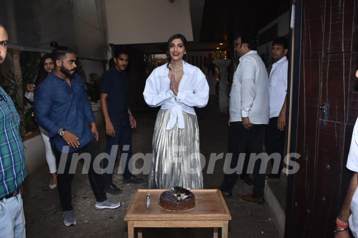 Sonam Kapoor at her birthday bash