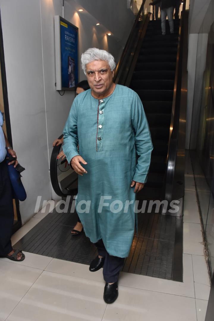 Javed Akhtar spotted around the town!